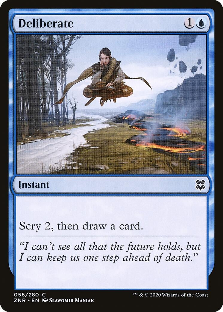 Image for Deliberate (56) (Zendikar Rising) - Magic: The Gathering