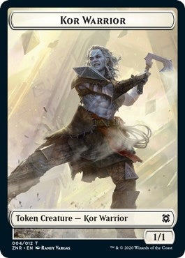 Image for Kor Warrior Token (4) (Zendikar Rising) - Magic: The Gathering