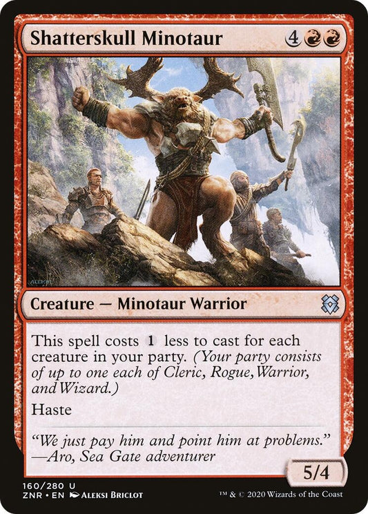 Image for Shatterskull Minotaur (160) (Zendikar Rising) - Magic: The Gathering