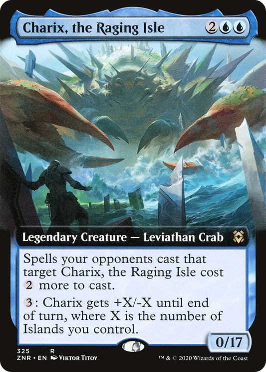 Image for Charix, the Raging Isle (Extended Art) (325) (Zendikar Rising) - Magic: The Gathering