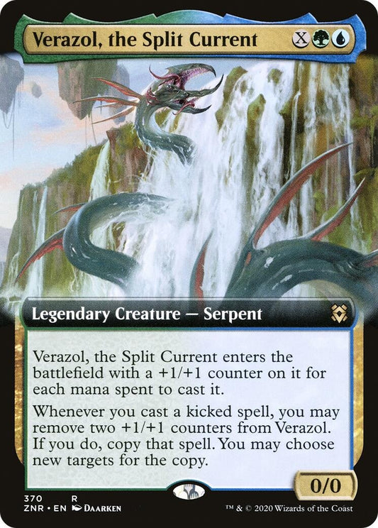 Image for Verazol, the Split Current (Extended Art) (370) (Zendikar Rising) - Magic: The Gathering