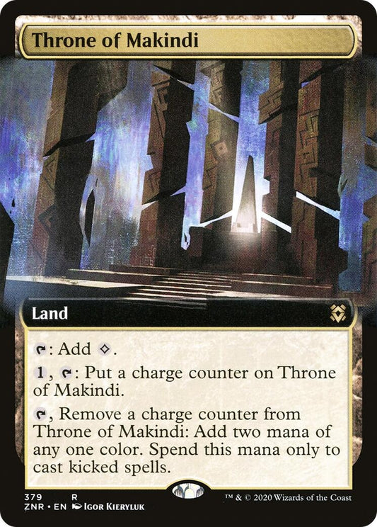 Image for Throne of Makindi (Extended Art) (379) (Zendikar Rising) - Magic: The Gathering