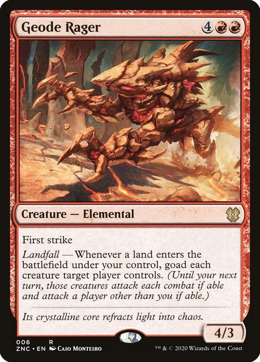 Image for Geode Rager (6) (Commander: Zendikar Rising) - Magic: The Gathering