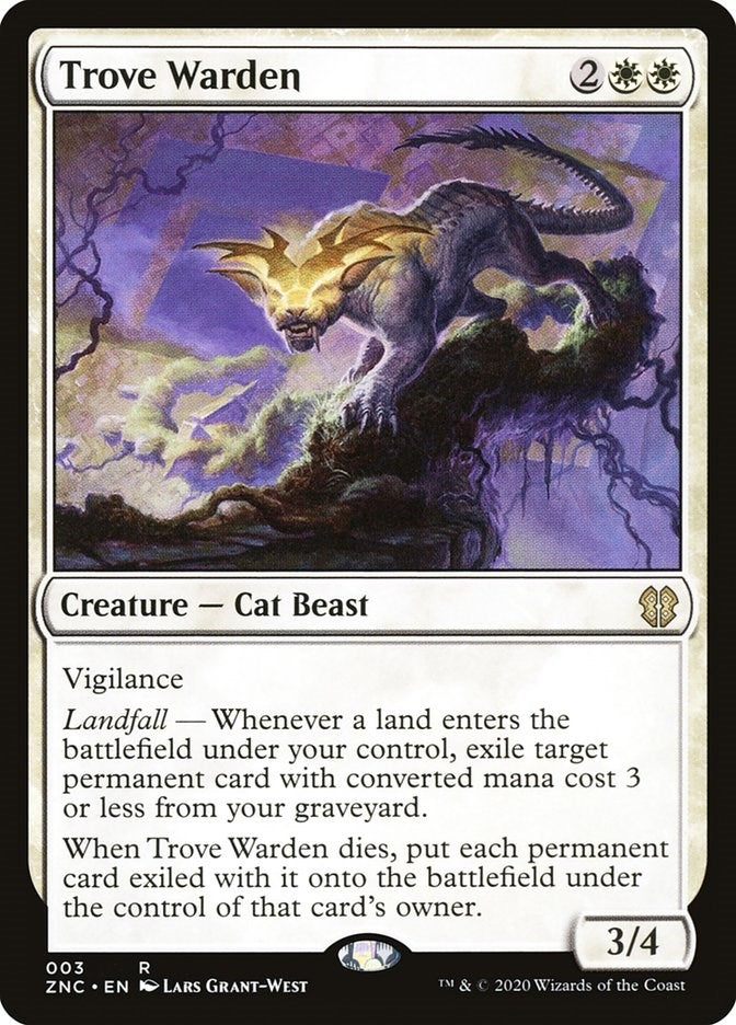 Image for Trove Warden (3) (Commander: Zendikar Rising) - Magic: The Gathering