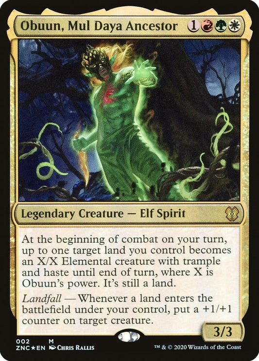 Image for Obuun, Mul Daya Ancestor (2) (Commander: Zendikar Rising) - Magic: The Gathering