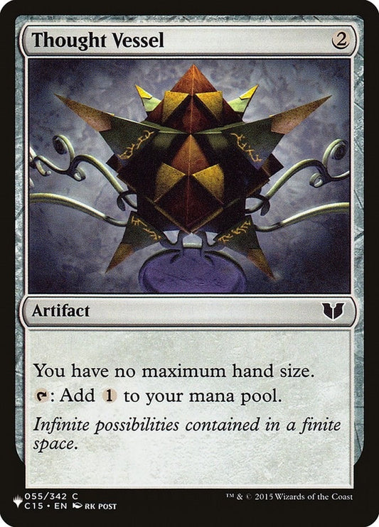 Image for Thought Vessel (C15) (055/342) (The List Reprints) - Magic: The Gathering