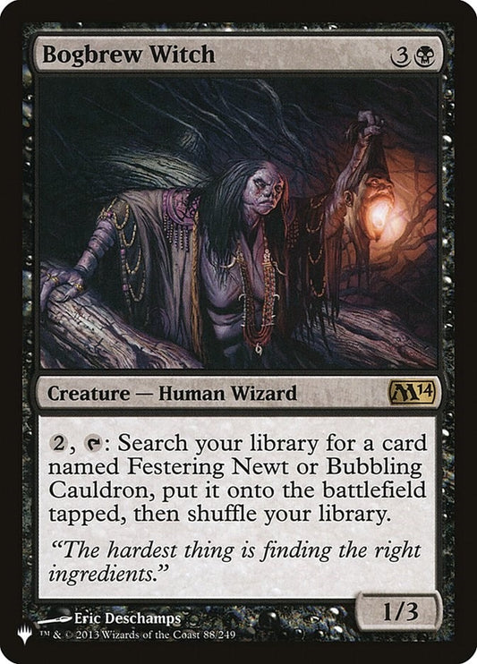 Image for Bogbrew Witch (88/249) (The List Reprints) - Magic: The Gathering