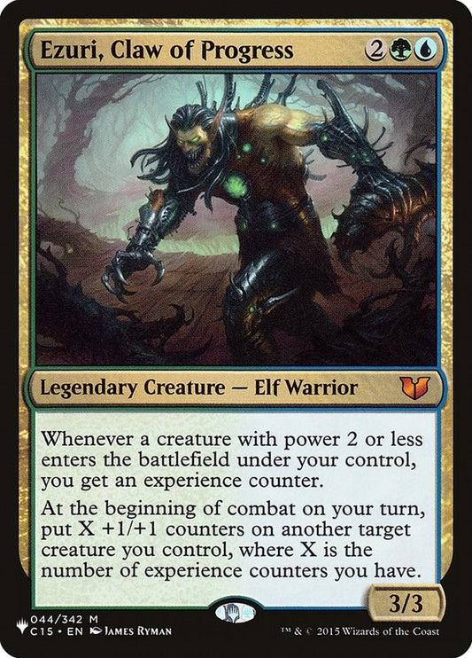 Image for Ezuri, Claw of Progress (044/342) (The List Reprints) - Magic: The Gathering