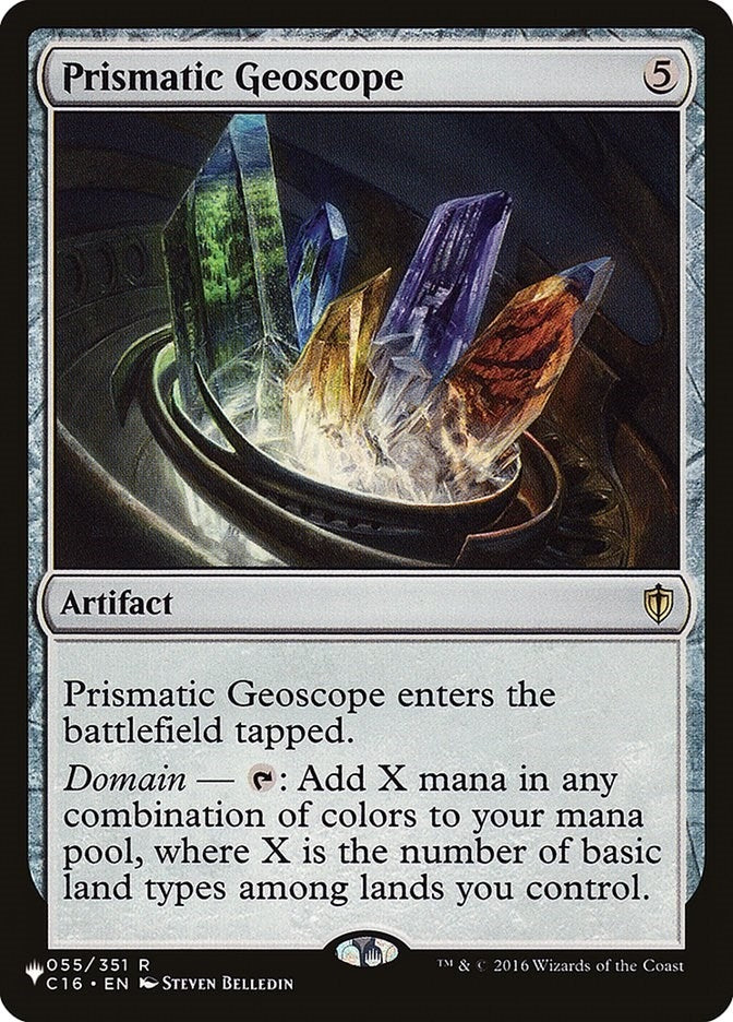 Image for Prismatic Geoscope (055/351) (The List Reprints) - Magic: The Gathering