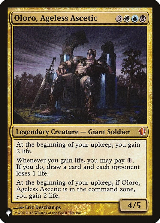 Image for Oloro, Ageless Ascetic (203/356) (The List Reprints) - Magic: The Gathering