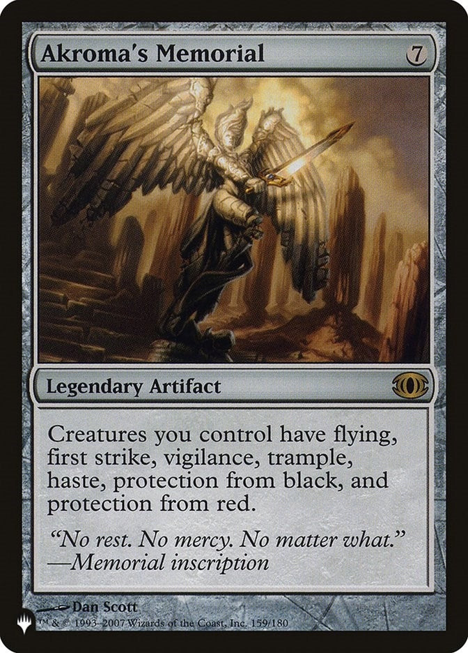 Image for Akroma's Memorial (159/180) (The List Reprints) - Magic: The Gathering