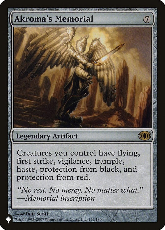 Image for Akroma's Memorial (159/180) (The List Reprints) - Magic: The Gathering