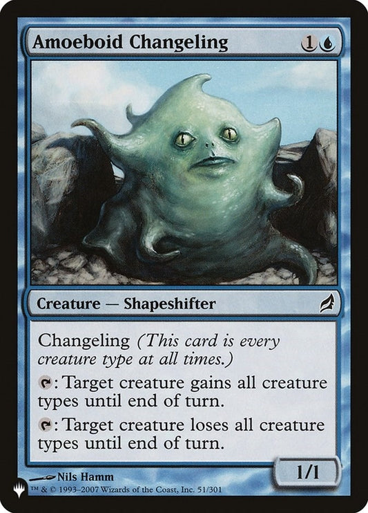Image for Amoeboid Changeling (LRW) (51/301) (The List Reprints) - Magic: The Gathering