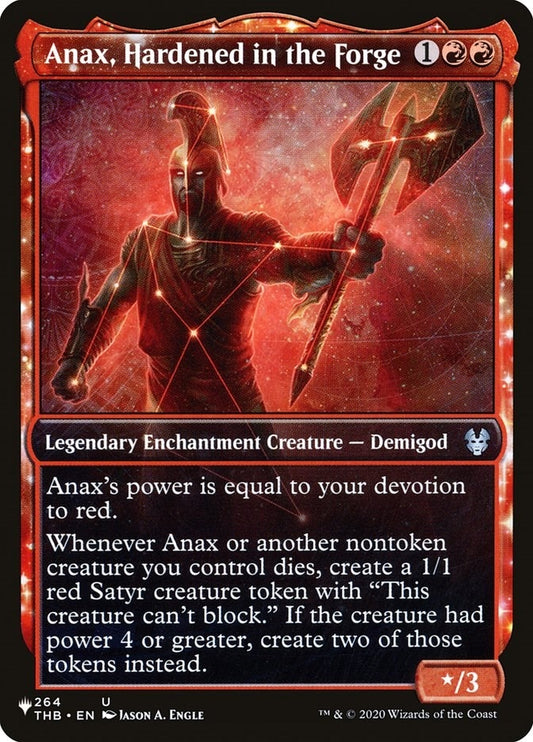 Image for Anax, Hardened in the Forge (Showcase) (264/254) (The List Reprints) - Magic: The Gathering