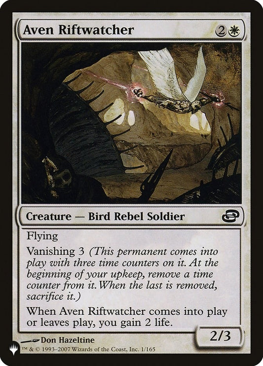 Image for Aven Riftwatcher (1/165) (The List Reprints) - Magic: The Gathering