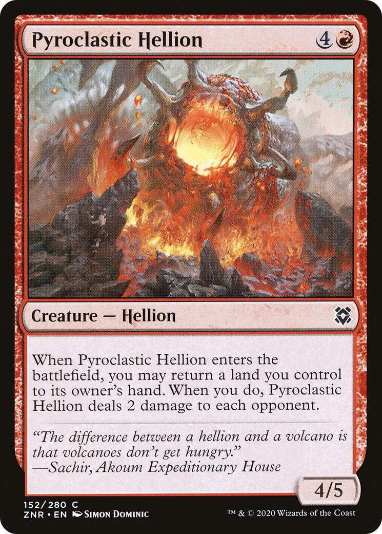 Image for Pyroclastic Hellion (152) (Zendikar Rising) - Magic: The Gathering