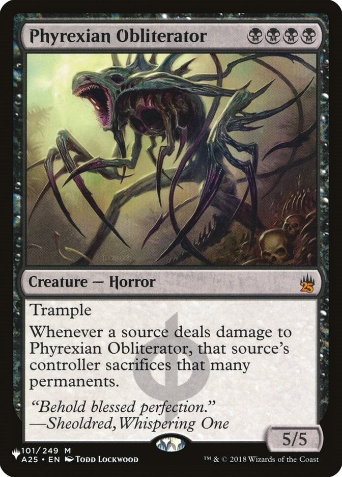 Image for Phyrexian Obliterator (101/249) (The List Reprints) - Magic: The Gathering