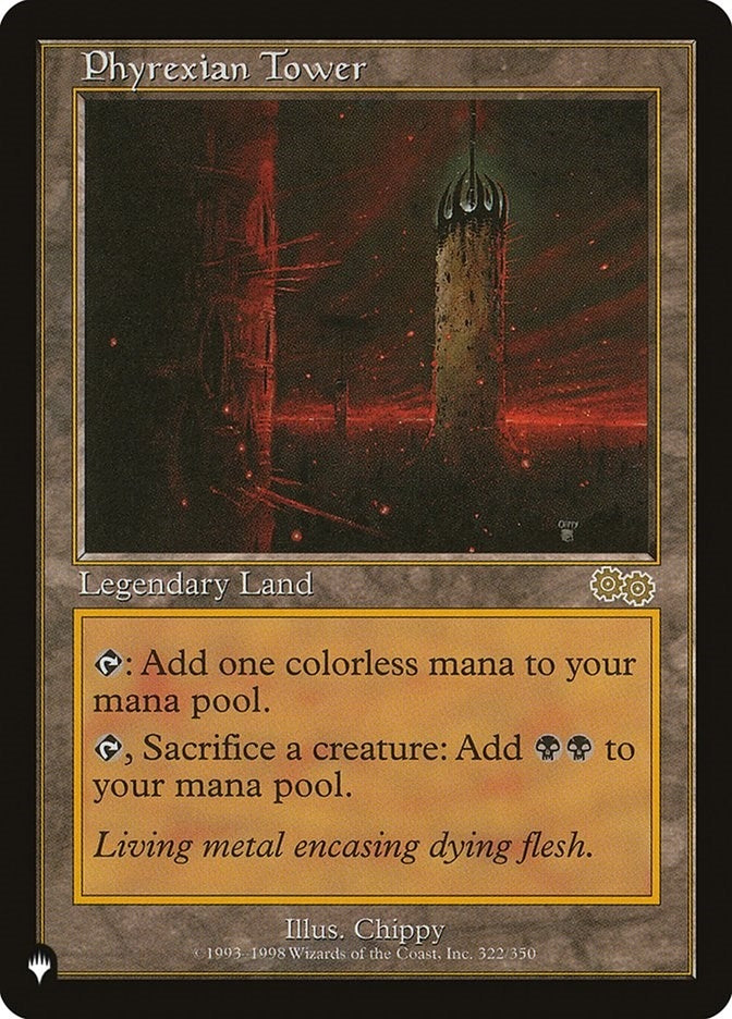 Image for Phyrexian Tower (322/350) (The List Reprints) - Magic: The Gathering
