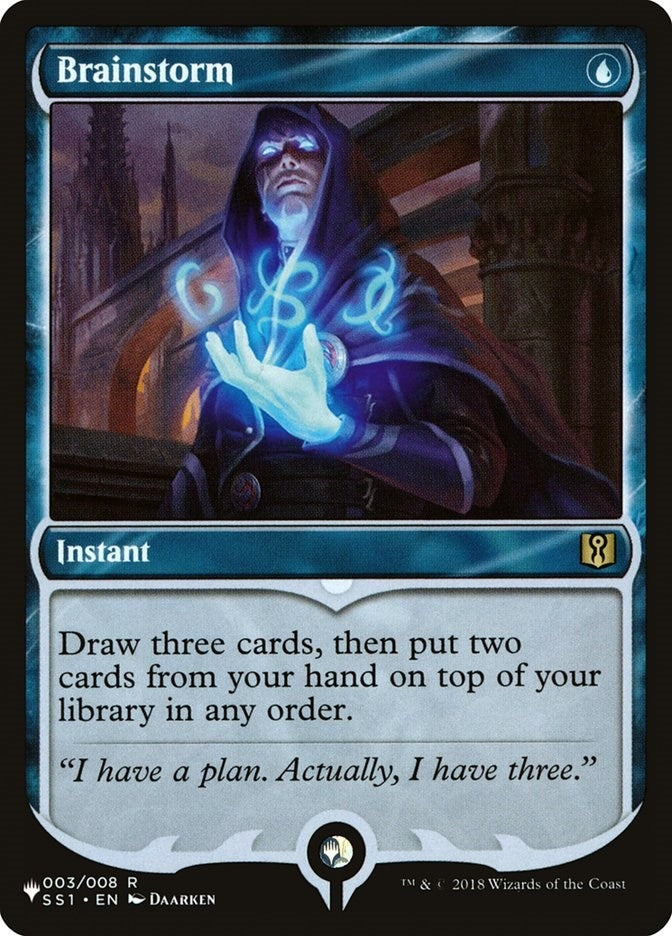 Image for Brainstorm (SS1) (003/008) (The List Reprints) - Magic: The Gathering