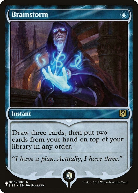 Image for Brainstorm (SS1) (003/008) (The List Reprints) - Magic: The Gathering