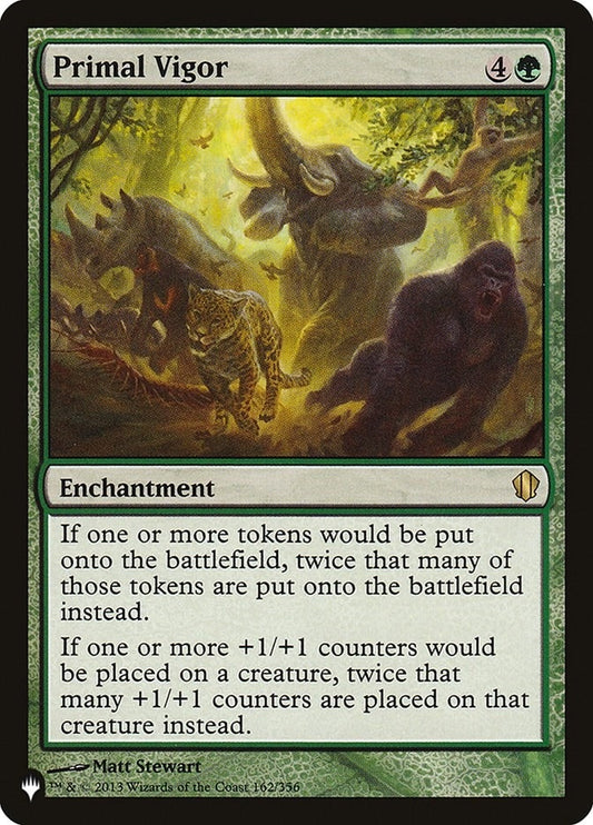 Image for Primal Vigor (162/356) (The List Reprints) - Magic: The Gathering