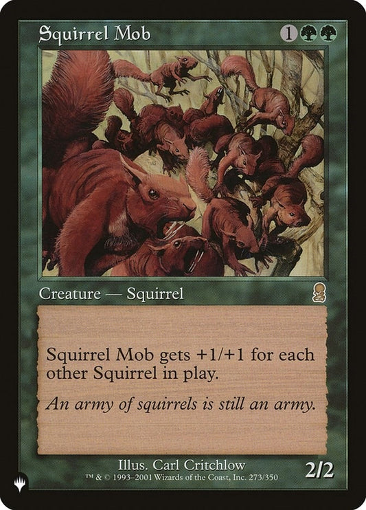 Image for Squirrel Mob (273/350) (The List Reprints) - Magic: The Gathering