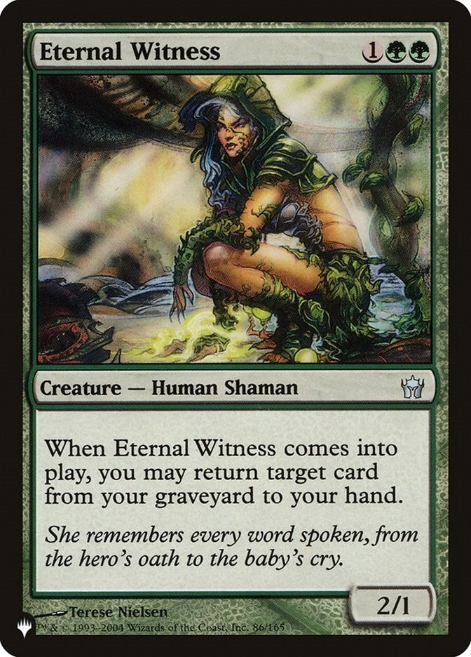 Image for Eternal Witness (5DN) (86/165) (The List Reprints) - Magic: The Gathering