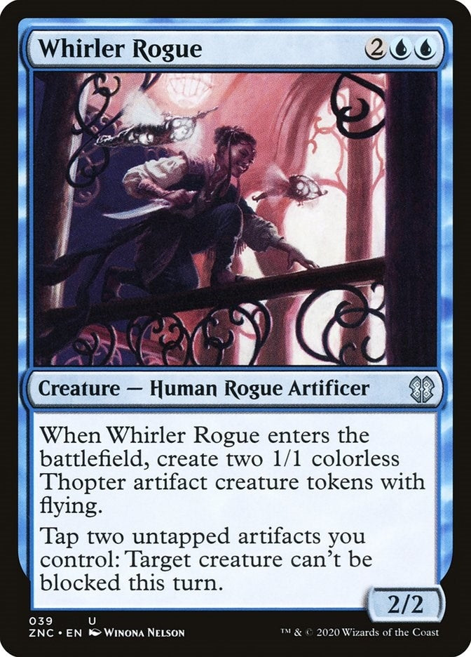 Image for Whirler Rogue (39) (Commander: Zendikar Rising) - Magic: The Gathering