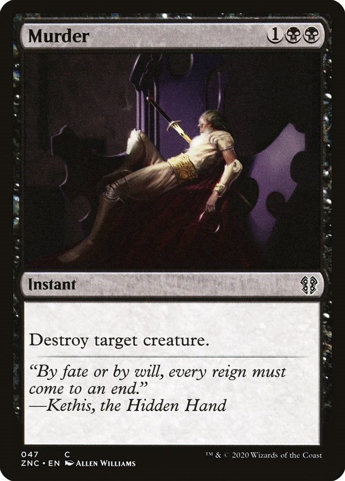 Image for Murder (47) (Commander: Zendikar Rising) - Magic: The Gathering
