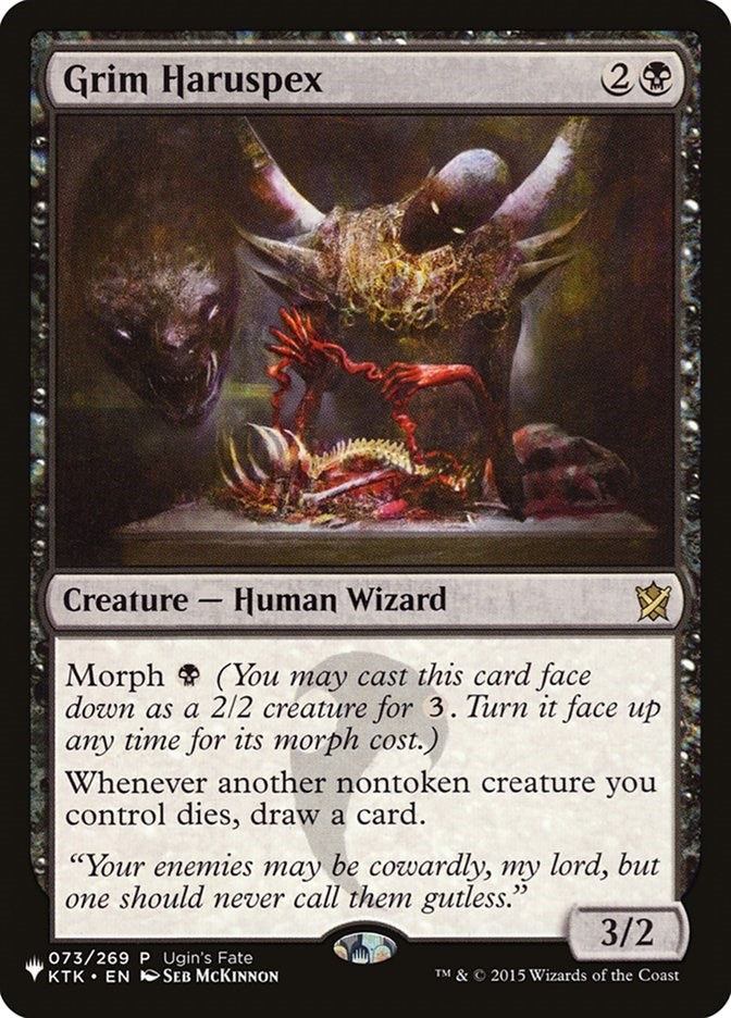 Image for Grim Haruspex (073/269) (The List Reprints) - Magic: The Gathering