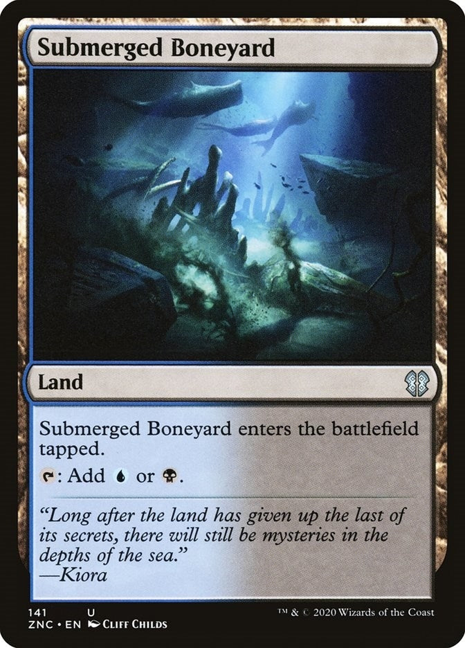 Image for Submerged Boneyard (141) (Commander: Zendikar Rising) - Magic: The Gathering