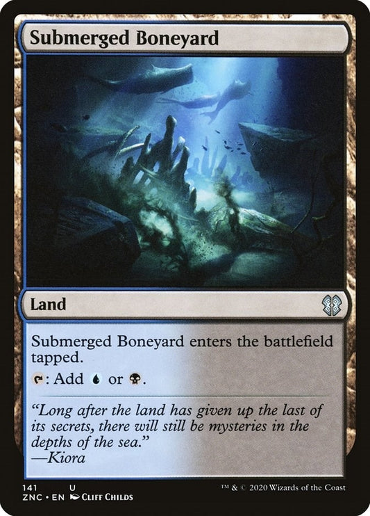 Image for Submerged Boneyard (141) (Commander: Zendikar Rising) - Magic: The Gathering