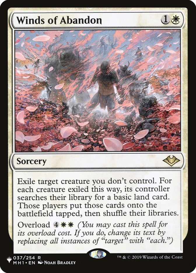 Image for Winds of Abandon (037/254) (The List Reprints) - Magic: The Gathering