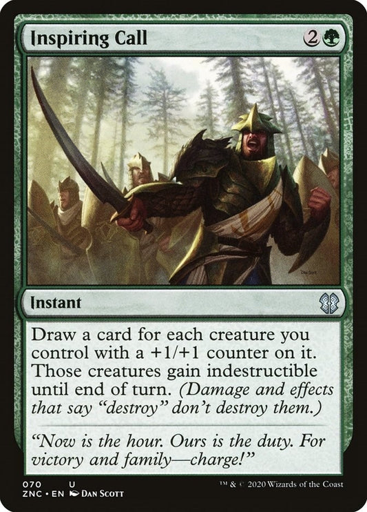 Image for Inspiring Call (70) (Commander: Zendikar Rising) - Magic: The Gathering