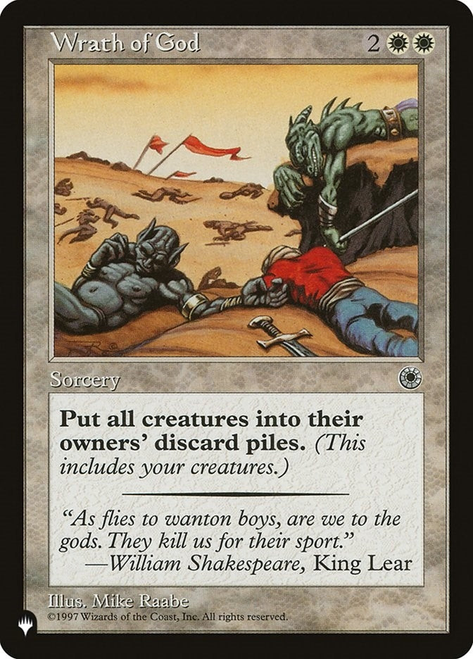 Image for Wrath of God (The List Reprints) - Magic: The Gathering