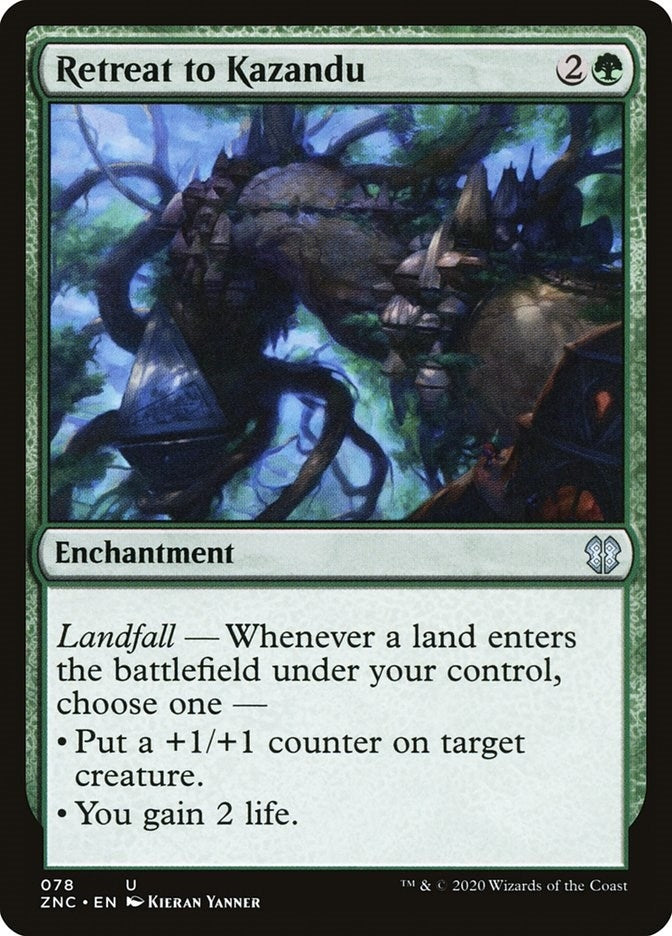 Image for Retreat to Kazandu (78) (Commander: Zendikar Rising) - Magic: The Gathering