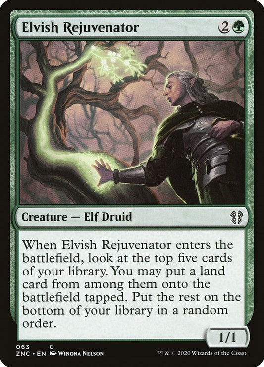 Image for Elvish Rejuvenator (63) (Commander: Zendikar Rising) - Magic: The Gathering