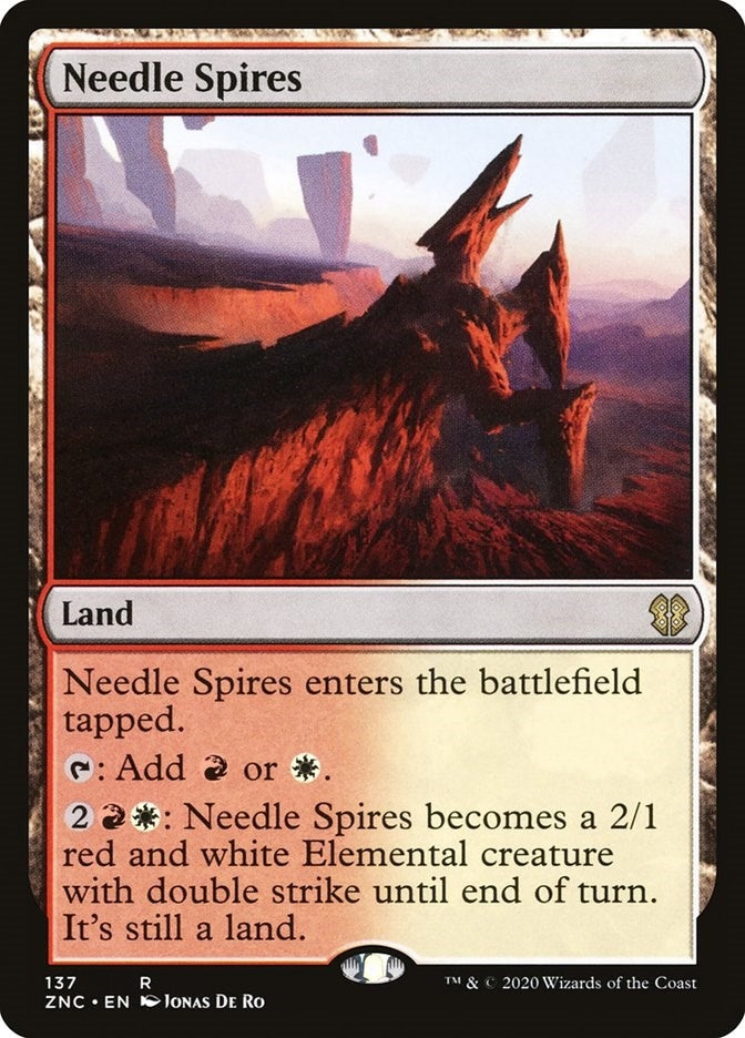 Image for Needle Spires (137) (Commander: Zendikar Rising) - Magic: The Gathering