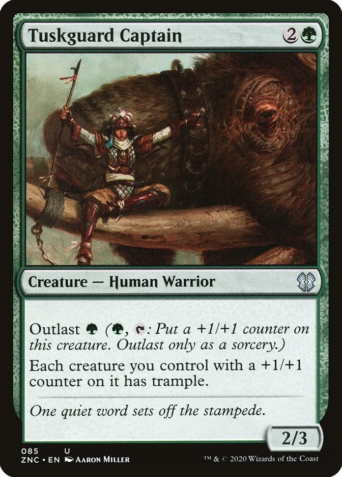 Image for Tuskguard Captain (85) (Commander: Zendikar Rising) - Magic: The Gathering