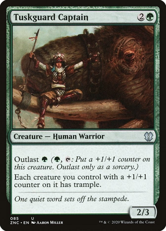 Image for Tuskguard Captain (85) (Commander: Zendikar Rising) - Magic: The Gathering