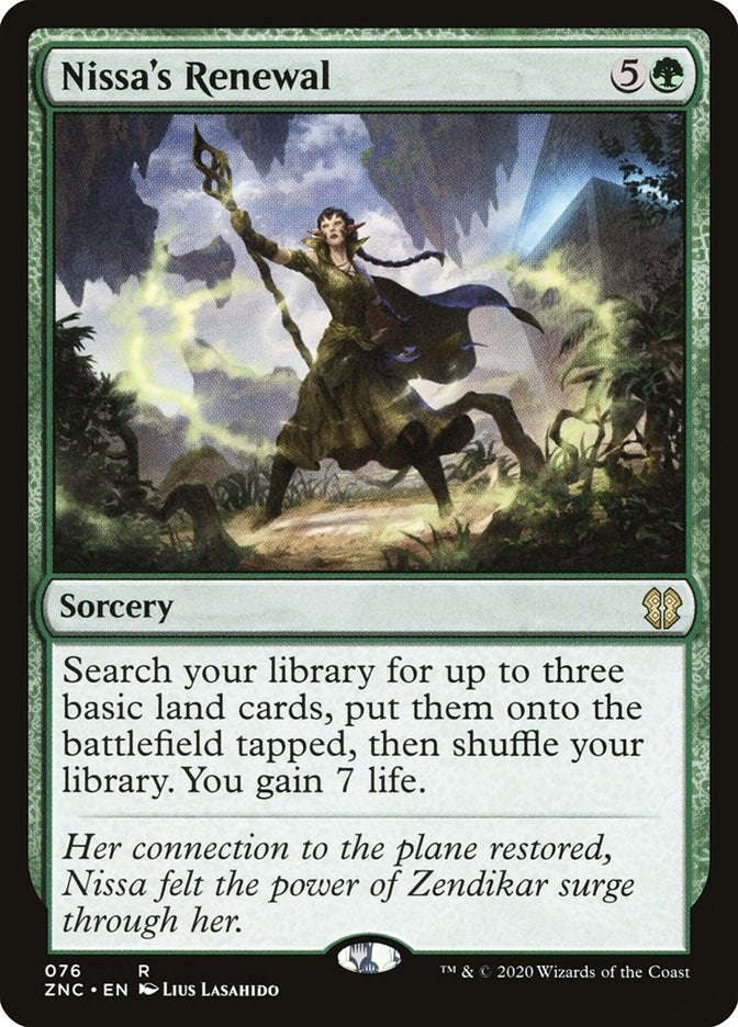 Image for Nissa's Renewal (76) (Commander: Zendikar Rising) - Magic: The Gathering