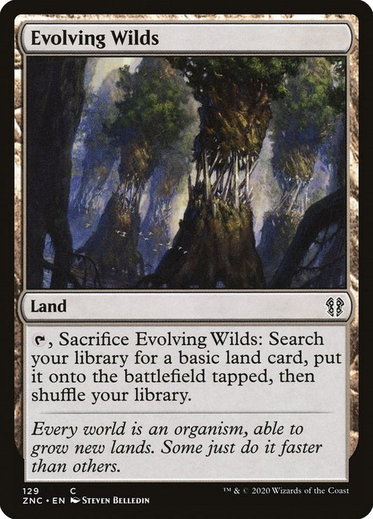 Image for Evolving Wilds (129) (Commander: Zendikar Rising) - Magic: The Gathering