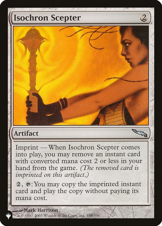 Image for Isochron Scepter (188/306) (The List Reprints) - Magic: The Gathering