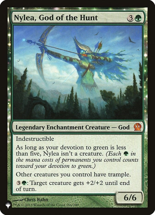 Image for Nylea, God of the Hunt (166/249) (The List Reprints) - Magic: The Gathering