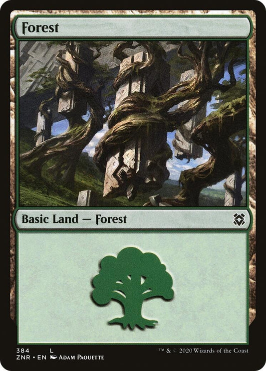 Image for Forest (384) (Zendikar Rising) - Magic: The Gathering