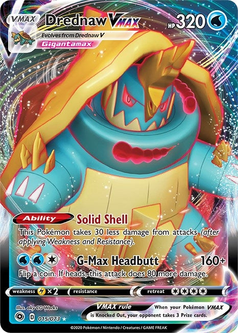 Image for Drednaw VMAX (15/73) (Champion's Path) - Pokemon