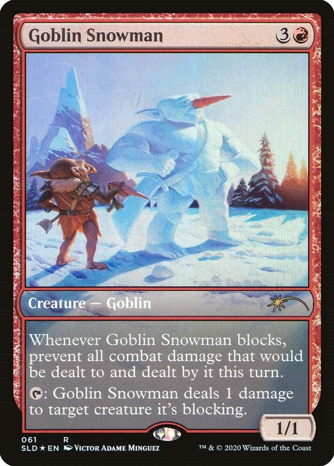 Image for Goblin Snowman (61) (Secret Lair Drop Series) - Magic: The Gathering