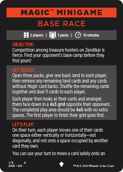 Image for Magic Minigame: Base Race (1) (Zendikar Rising) - Magic: The Gathering