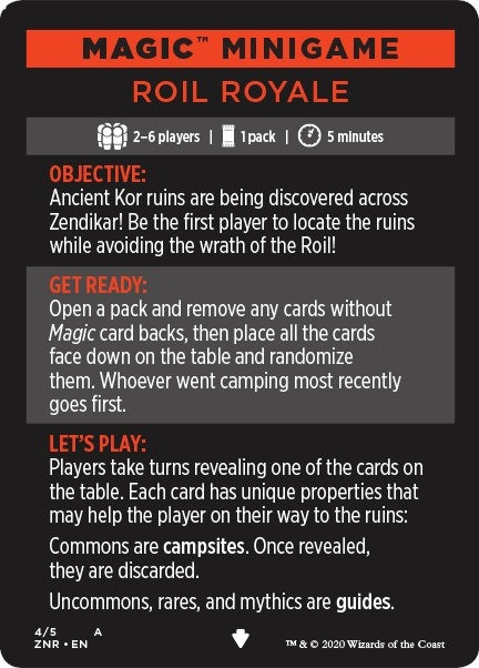 Image for Magic Minigame: Roil Royale (4) (Zendikar Rising) - Magic: The Gathering