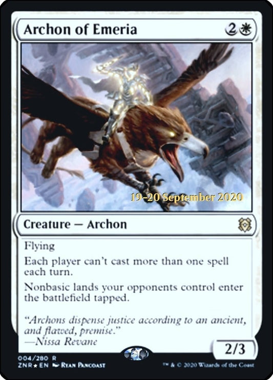 Image for Archon of Emeria (4) (Prerelease Cards) - Magic: The Gathering